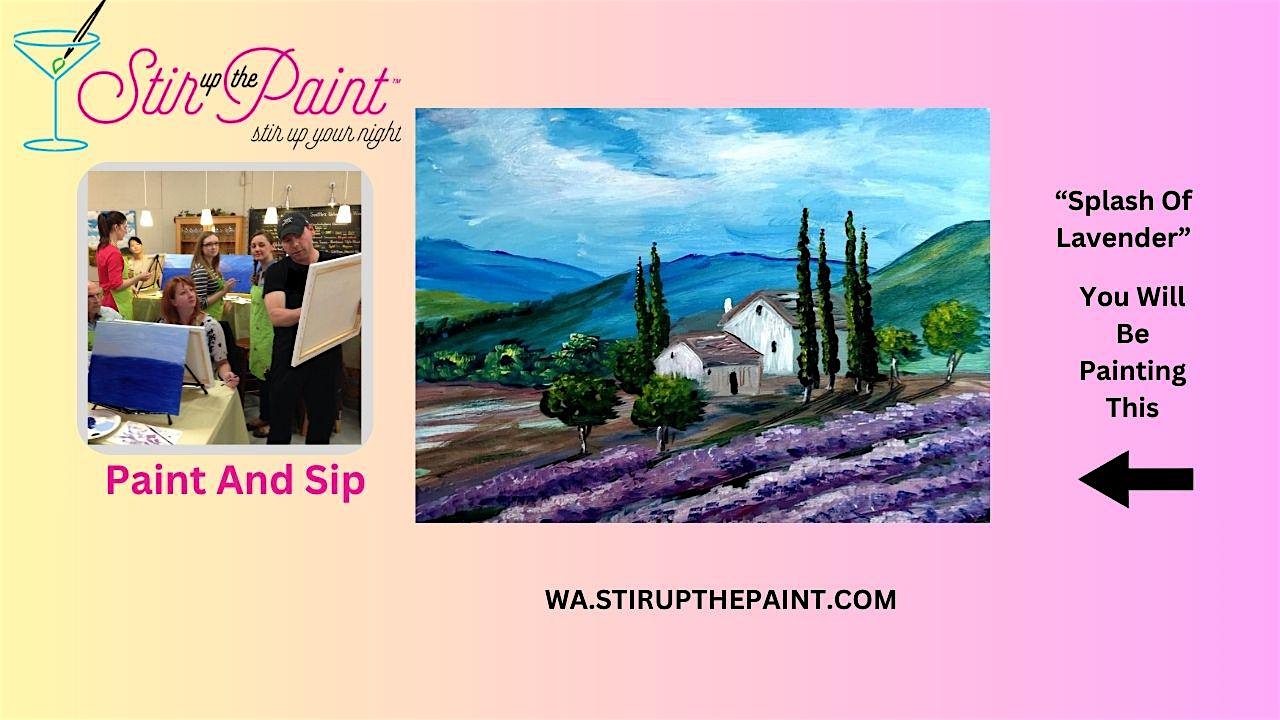 Seattle Paint and Sip, Paint Party, Paint Night  With Stir Up The Paint