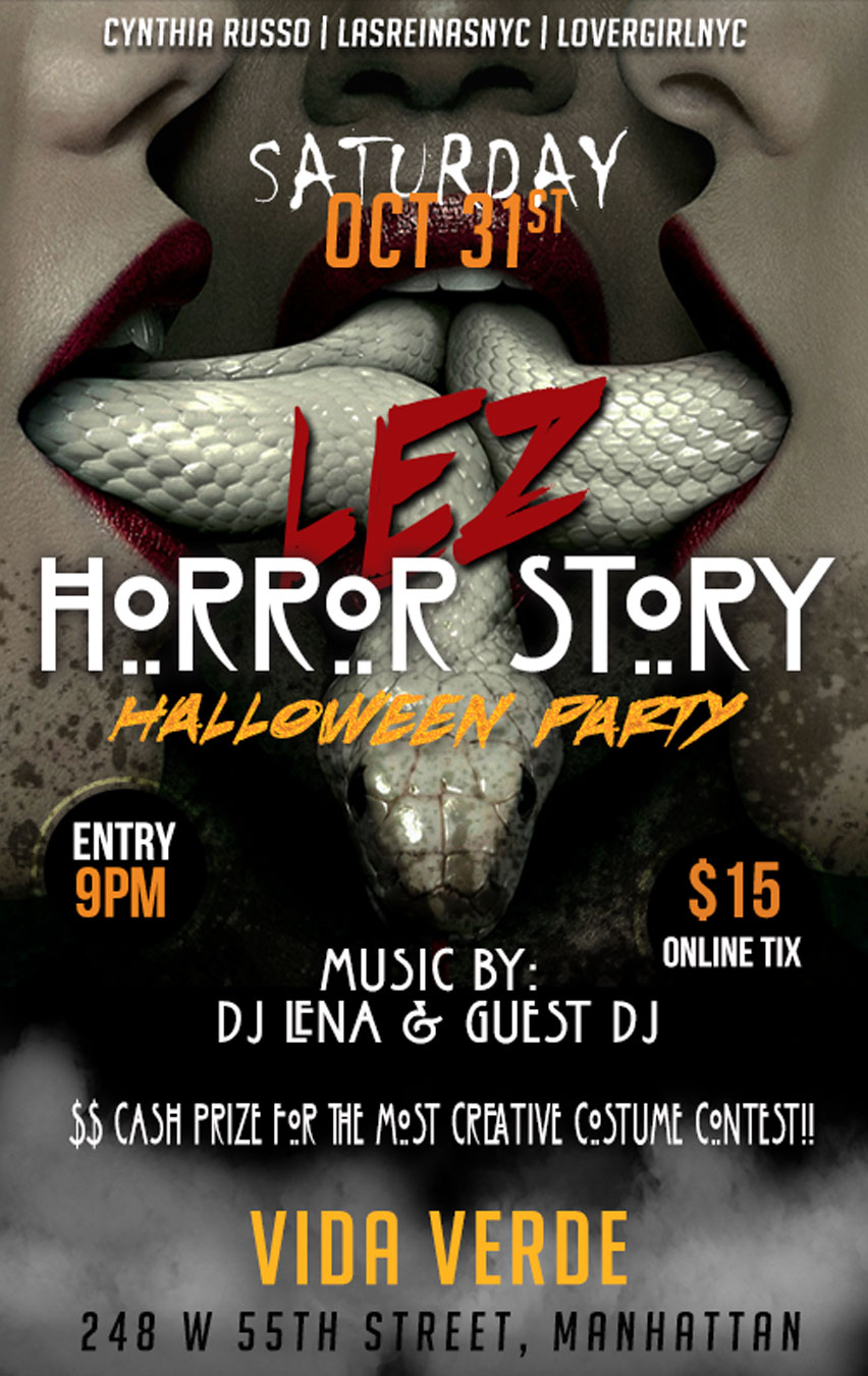 LEZ HORROR STORY COSTUME PARTY