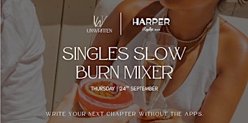 Unwritten x Harpers Rooftop Bar: Singles Slow Burn Mixer