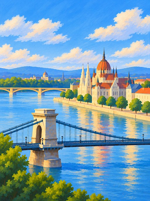 Chain Bridge on the Danube  Wed. Oct. 28th 6:30pm $35