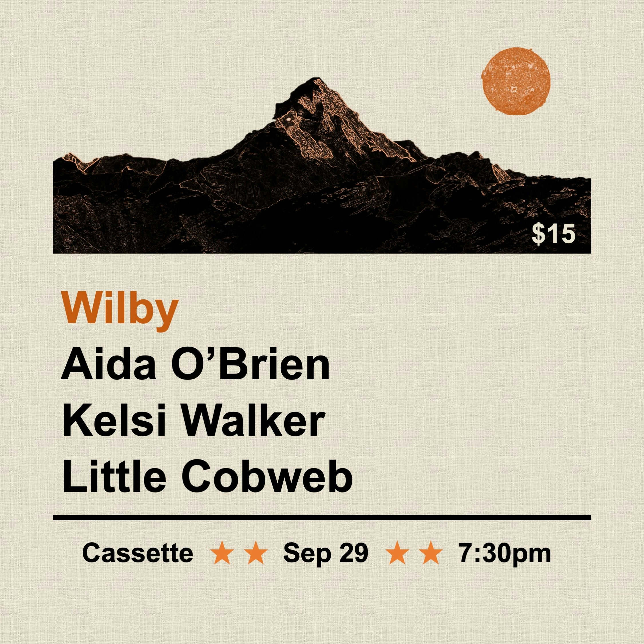 WILBY, AIDA O'BRIEN, KELSI WALKER, LITTLE COBWEB