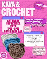 Kava & Crochet | Teddy Bear Coasters | Crochet Workshop