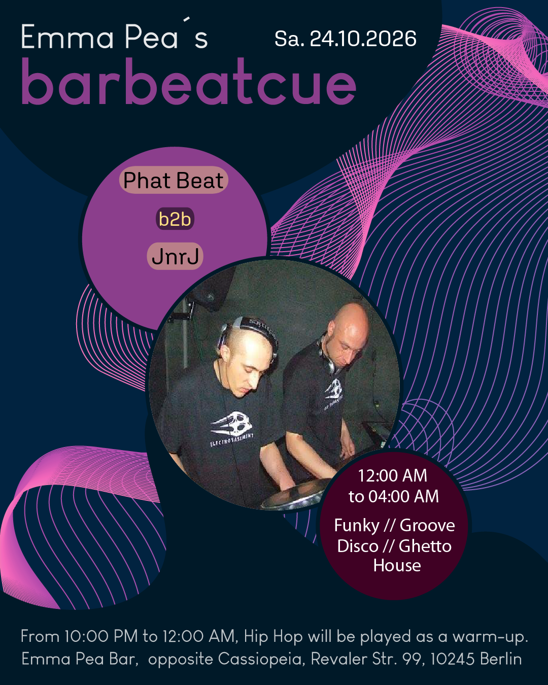 Emma Pea's 'barbeatcue' with Phat Beat b2b JnrJ