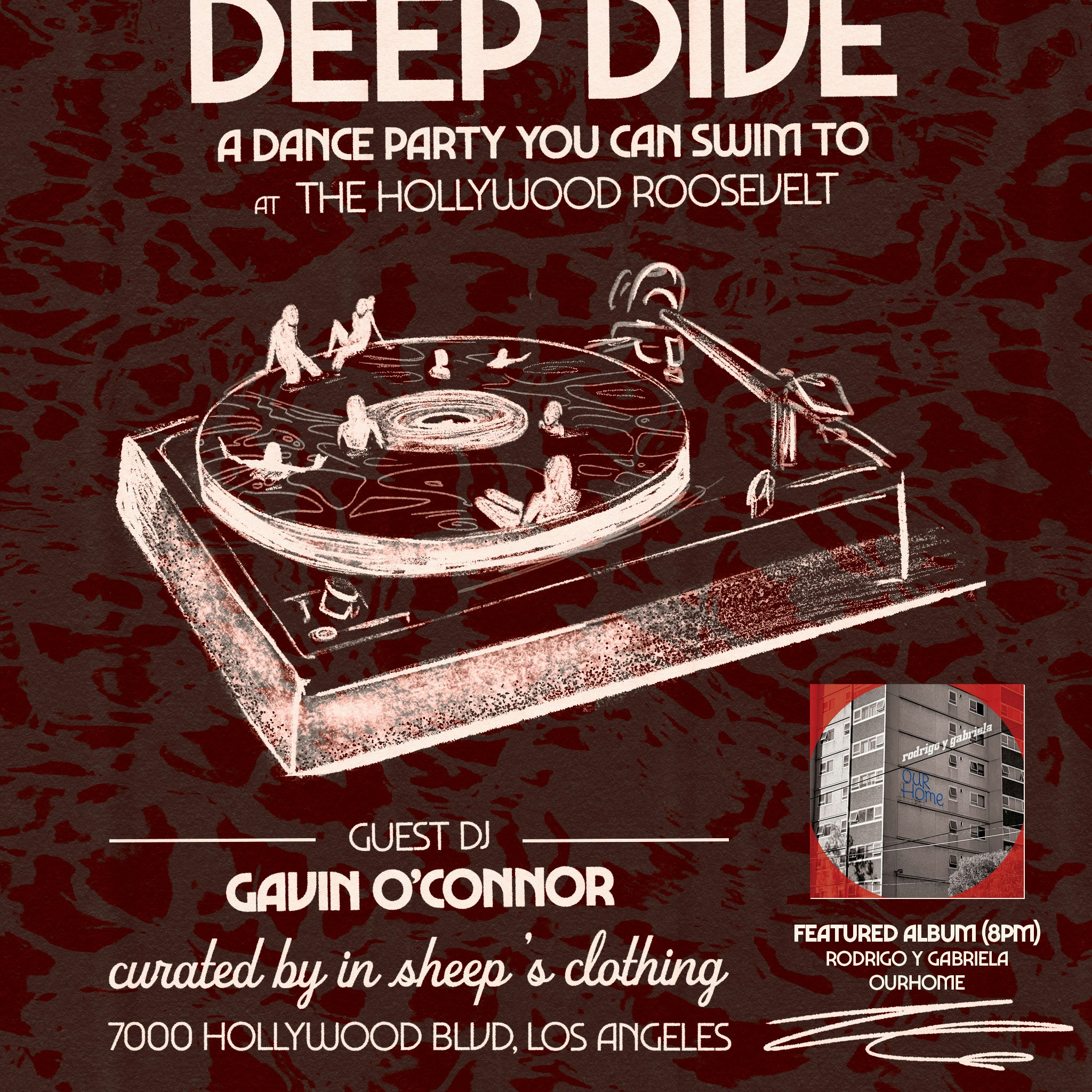 Deep Dive @ the Hollywood Roosevelt Tropicana Pool