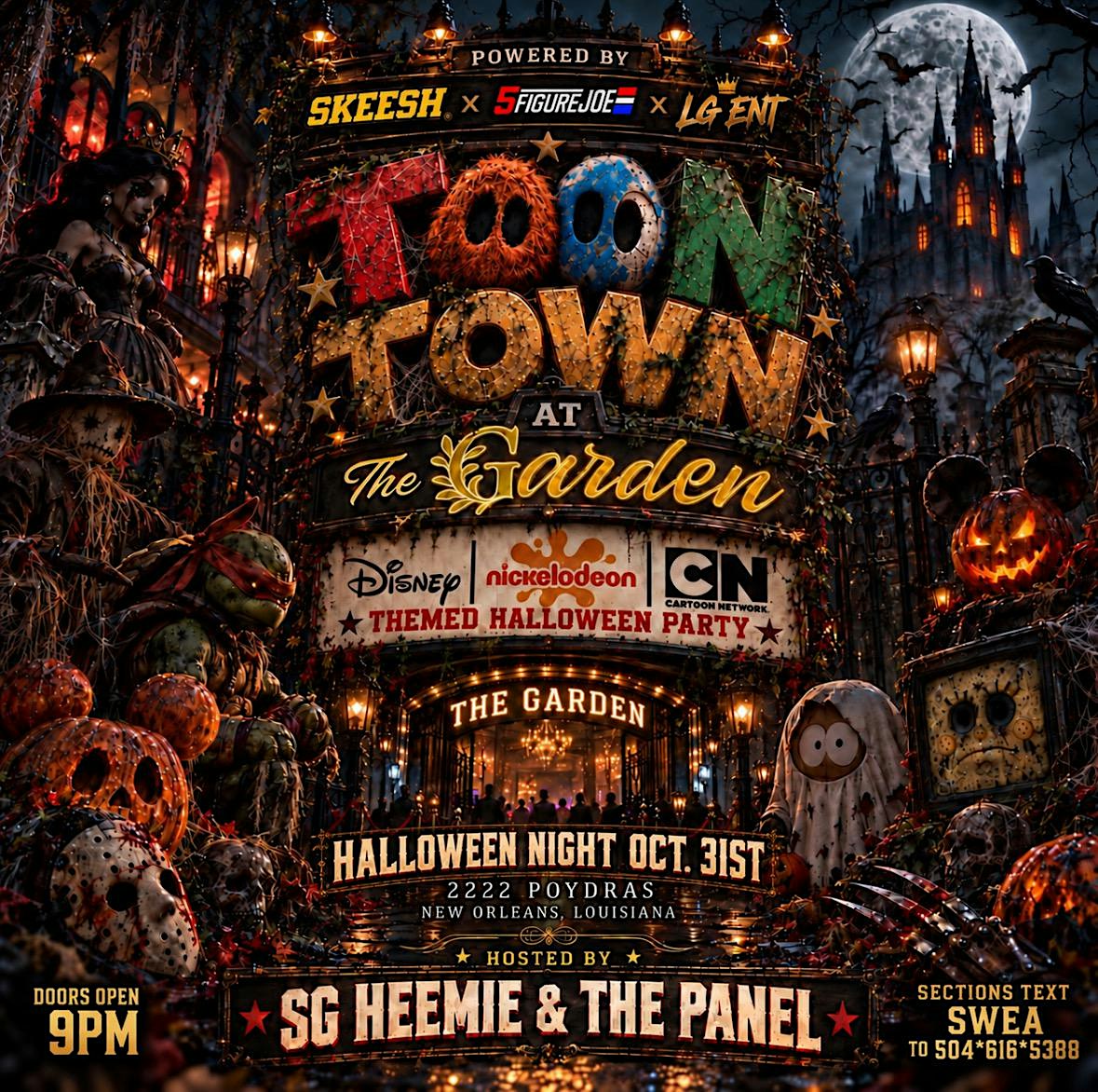 ToonTown at The Garden Halloween Night