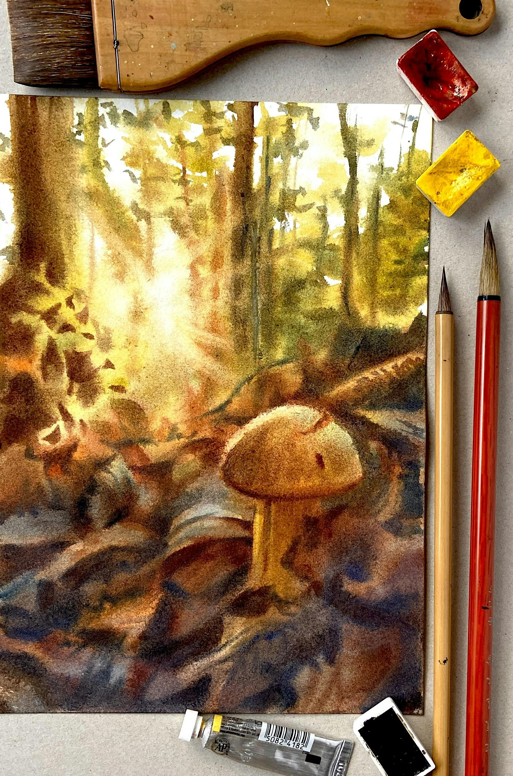 Goldener Herbst – Aquarell-Workshop für Erwachsene