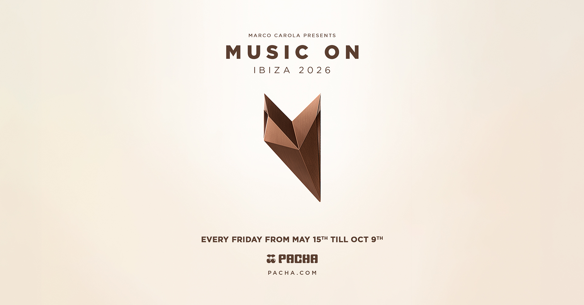 Marco Carola PRESENTS MUSIC ON