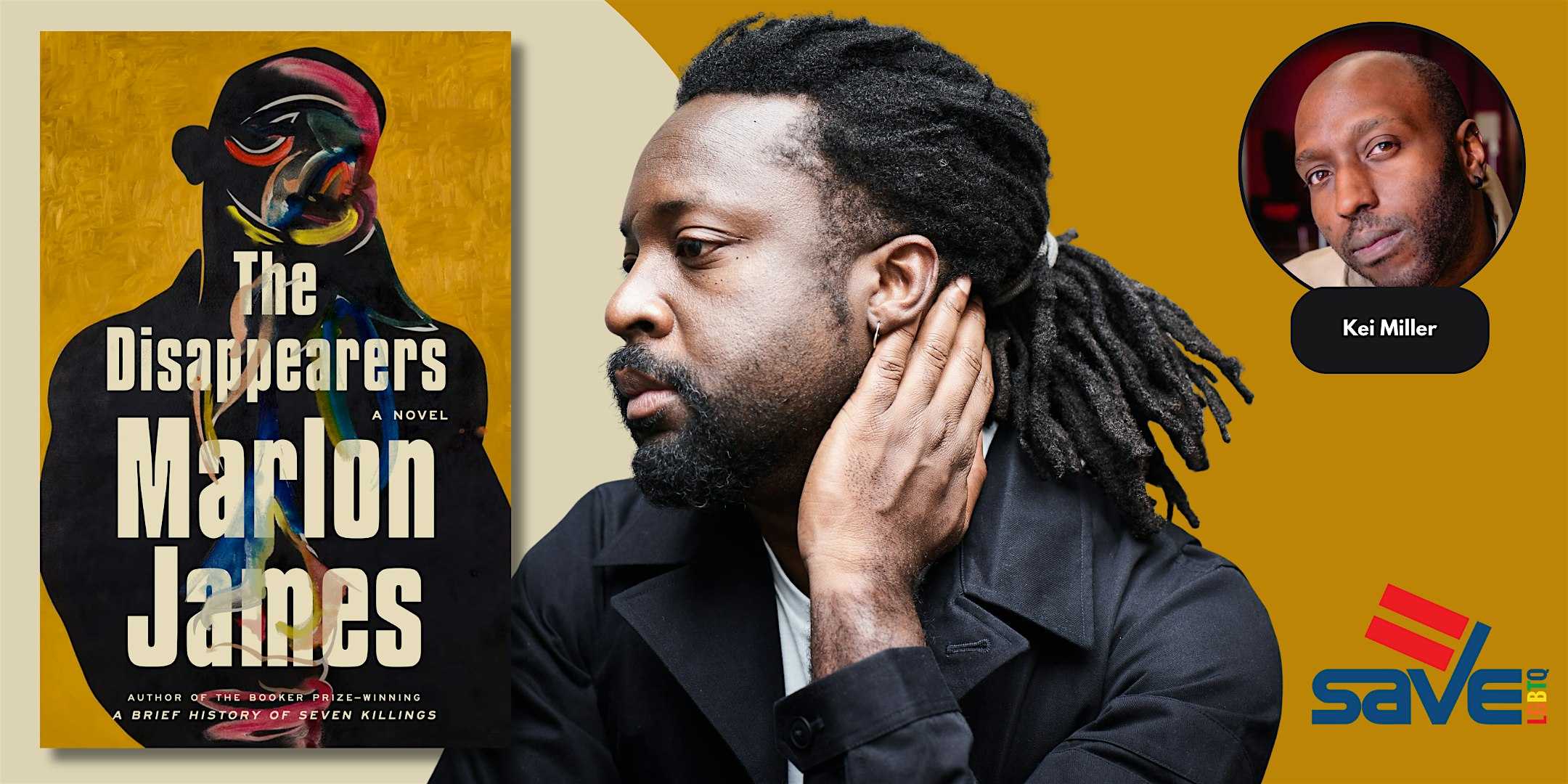 An Evening with Marlon James in conversation with Kei Miller