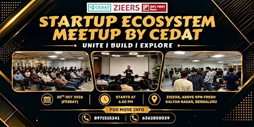Startup Ecosystem Meetup by CEDAT