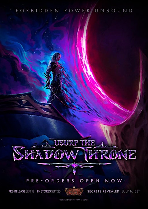 Avant Première FAB Usurp the Shadow Throne - Vendredi 18/09, 20h00