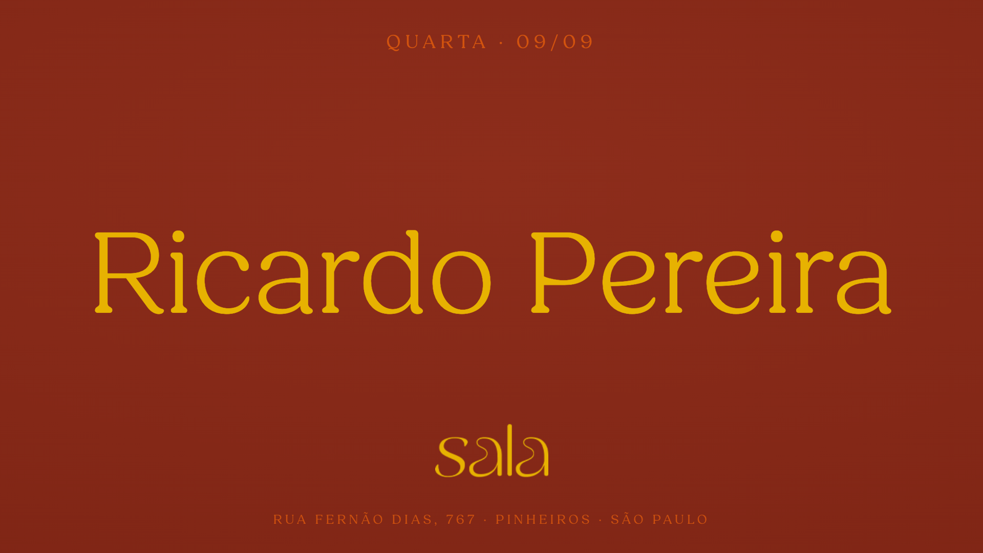 Sala recebe Ricardo Pereira
