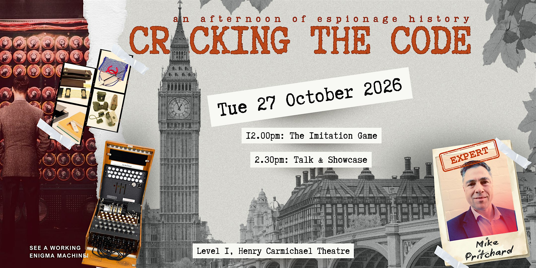 Cracking the Code: An afternoon of Espionage History
