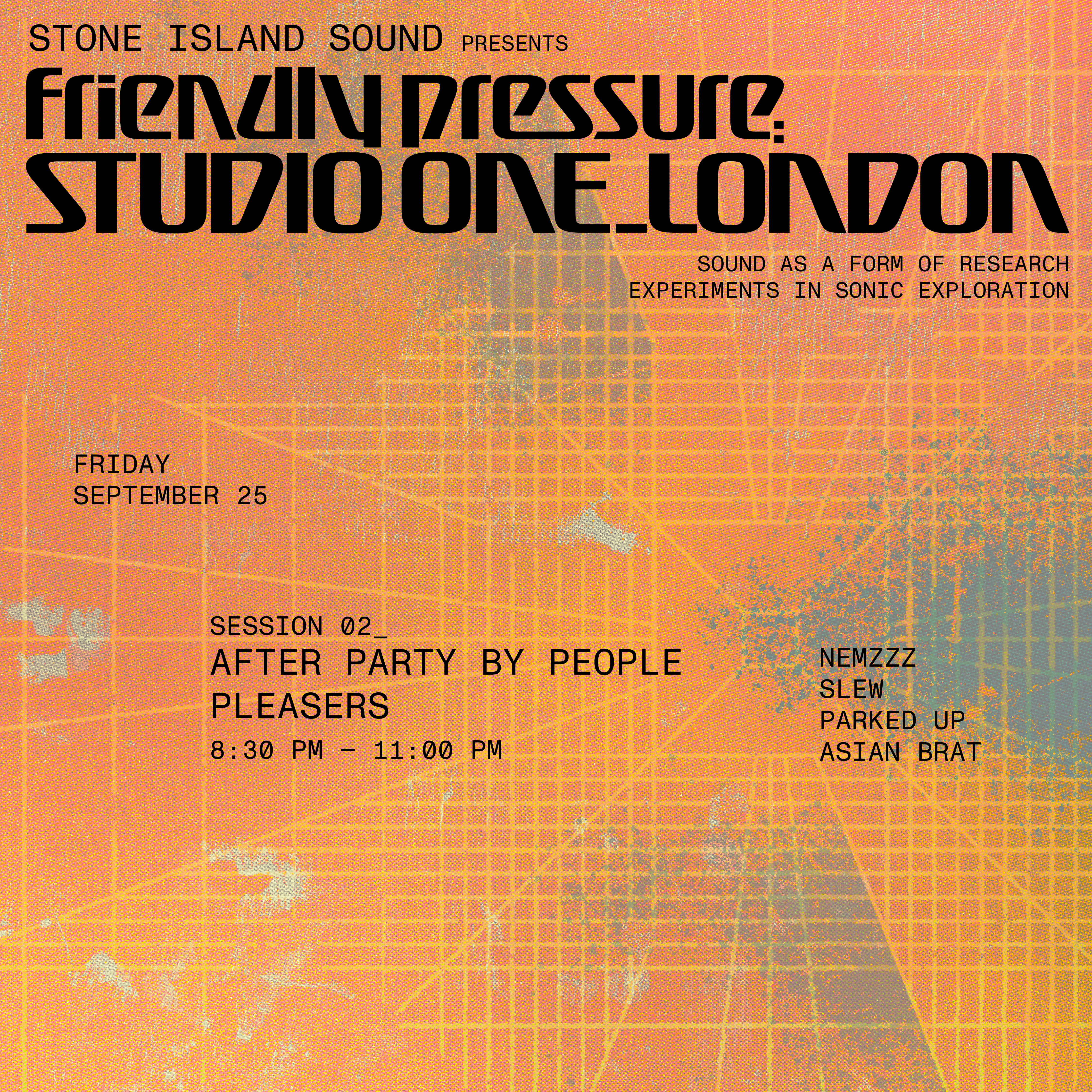 Stone Island Sound Presents: People Pleasers w/ Nemzzz, Slew, Asian Brat & Parked Up
