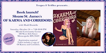 Book launch! Sloane St. James's OF KARMA AND CORRIDORS