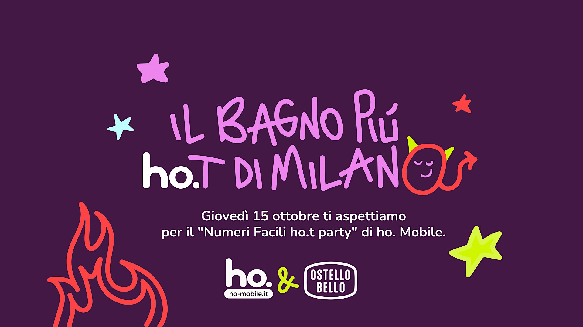 Numeri Facili ho.t Party • Il Bagno più ho.t di Milano