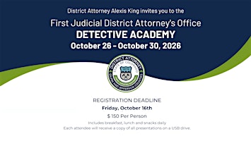 2026 New Detective Academy