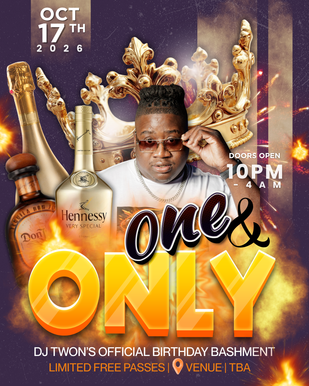 One & Only  Dj Twon Birthday Bashment