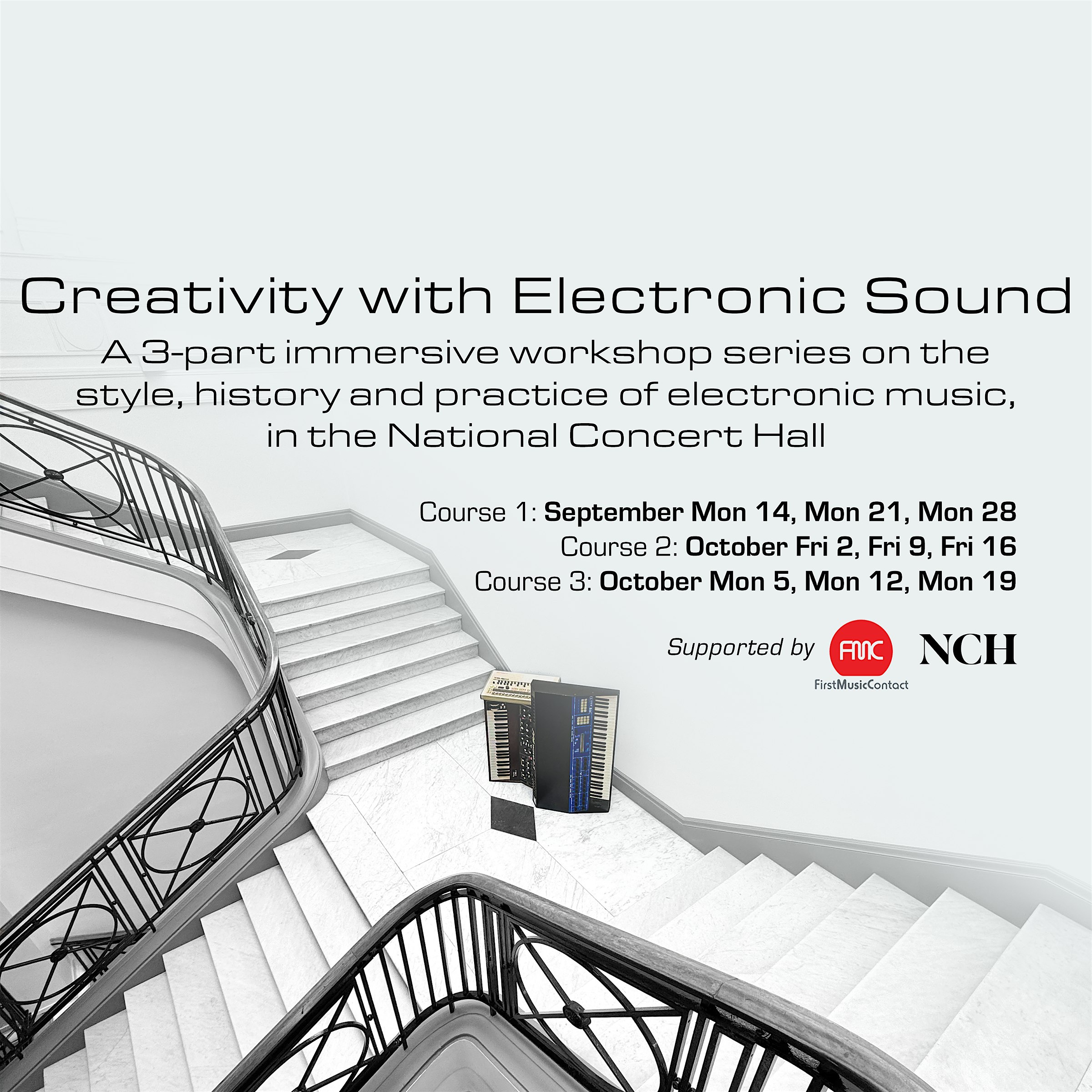 Creativity & Electronic Sound: September synth workshops in the NCH Dublin