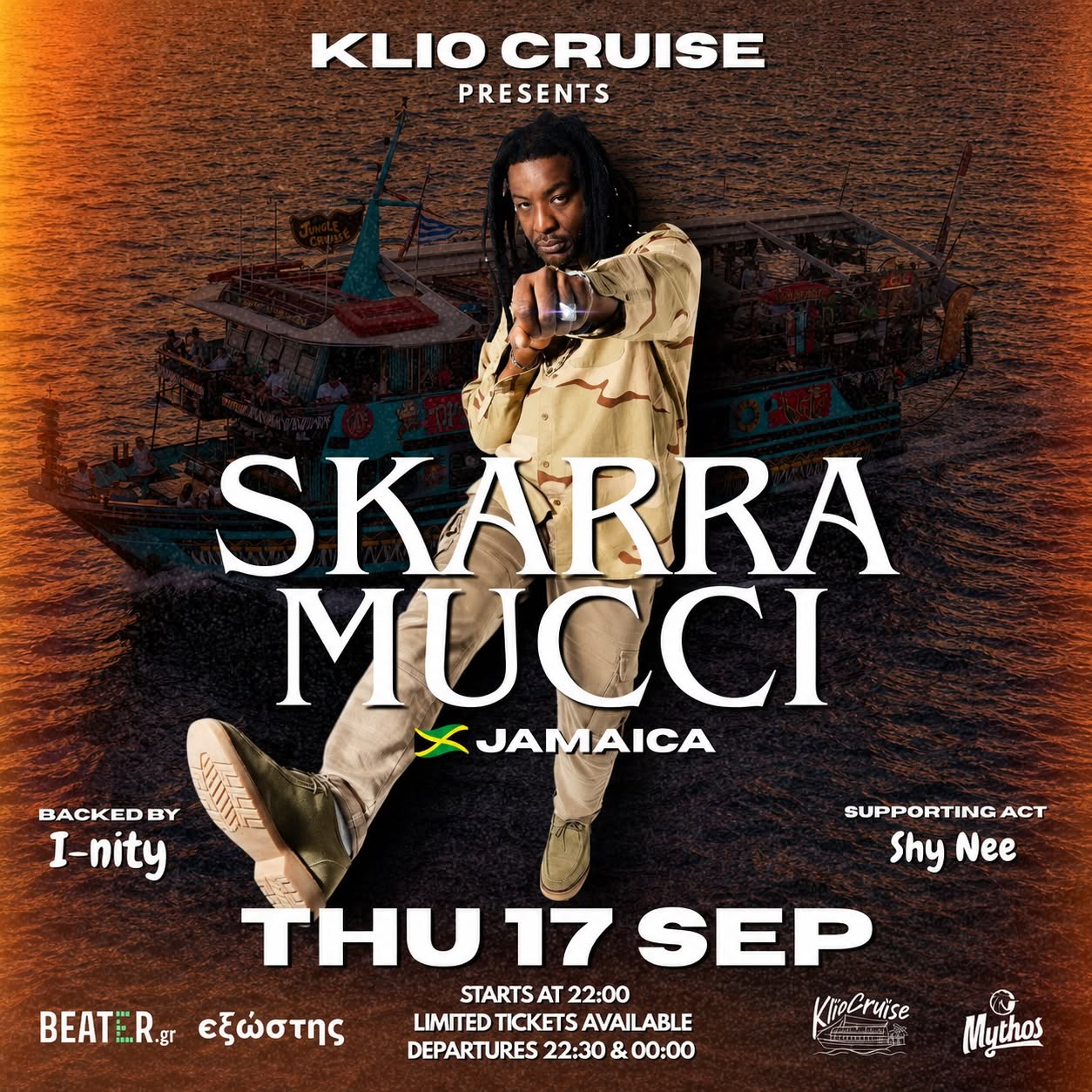 SKARRA MUCCI Live show at Klio Cruise
