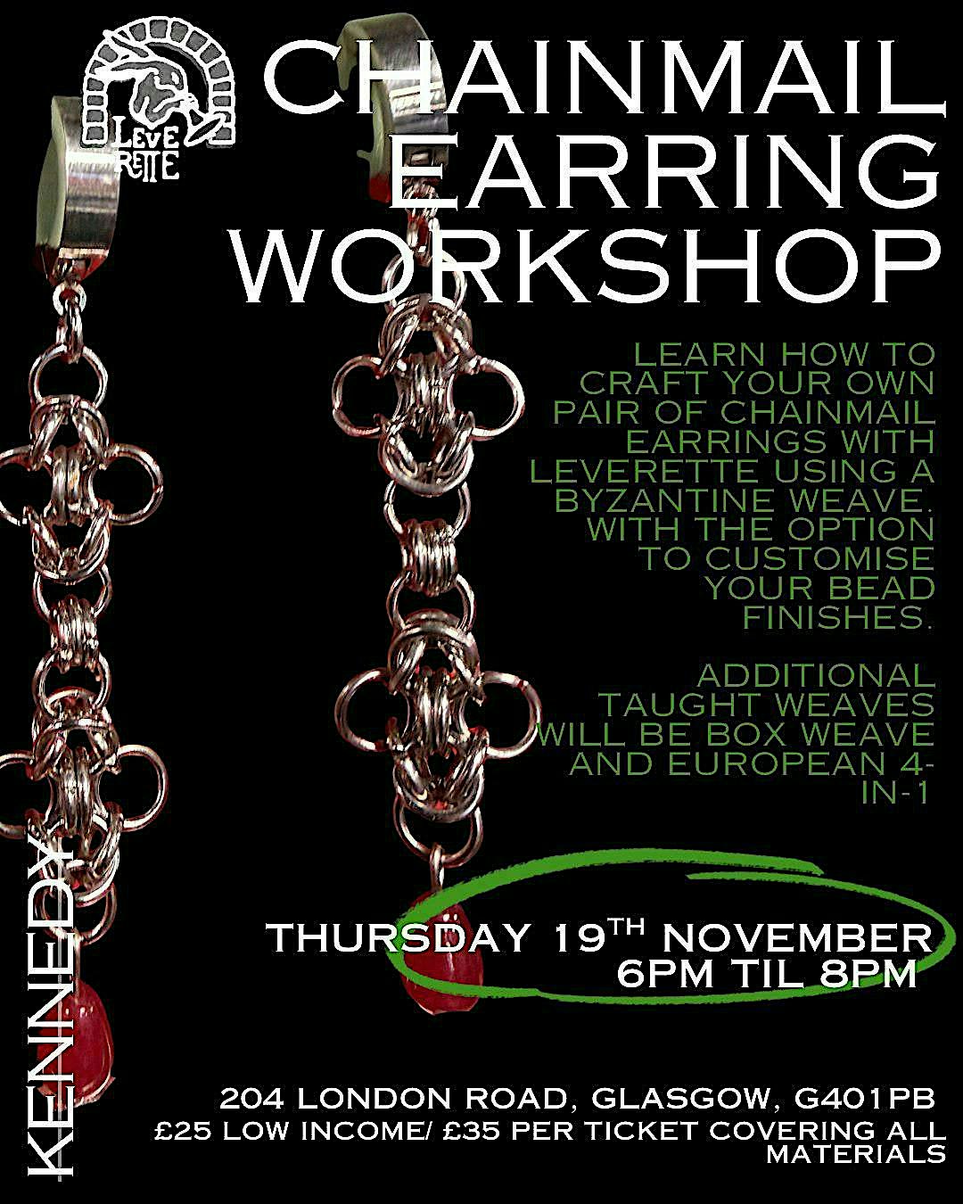 CHAINMAIL EARRING WORKSHOP