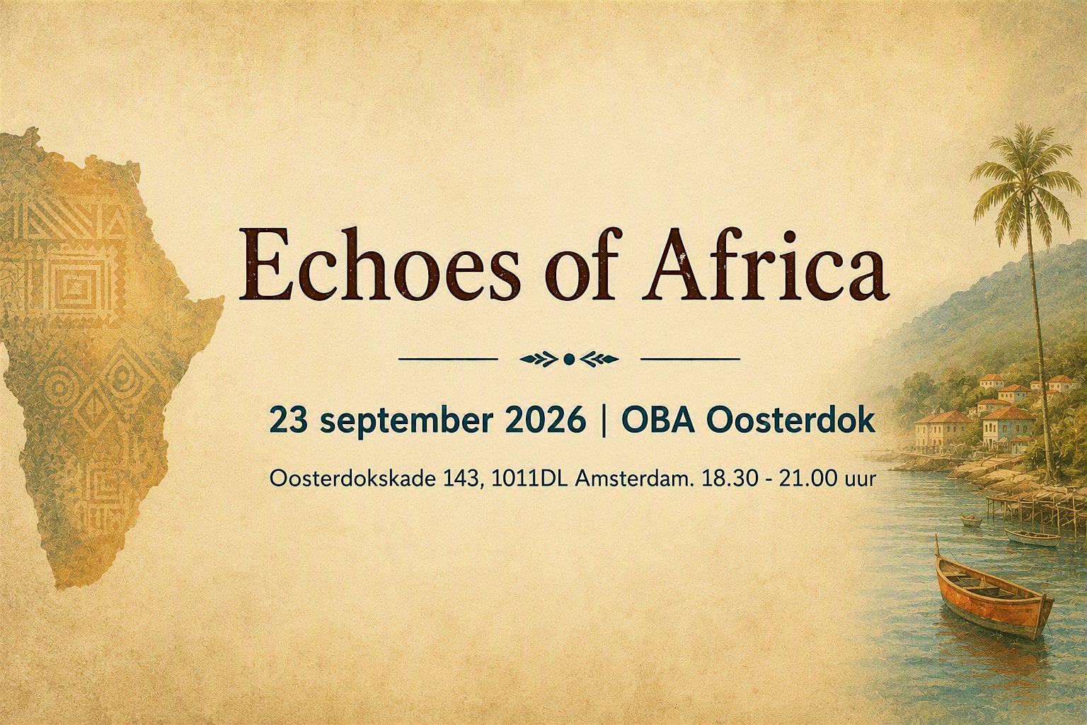 Boekpresentatie Echoes of Africa – Bob Harms
