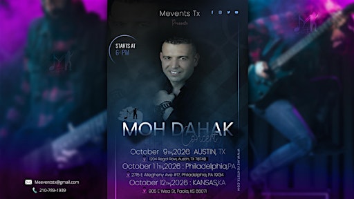 MOH DAHAK / USA TOUR 2026 / AUSTIN,TX