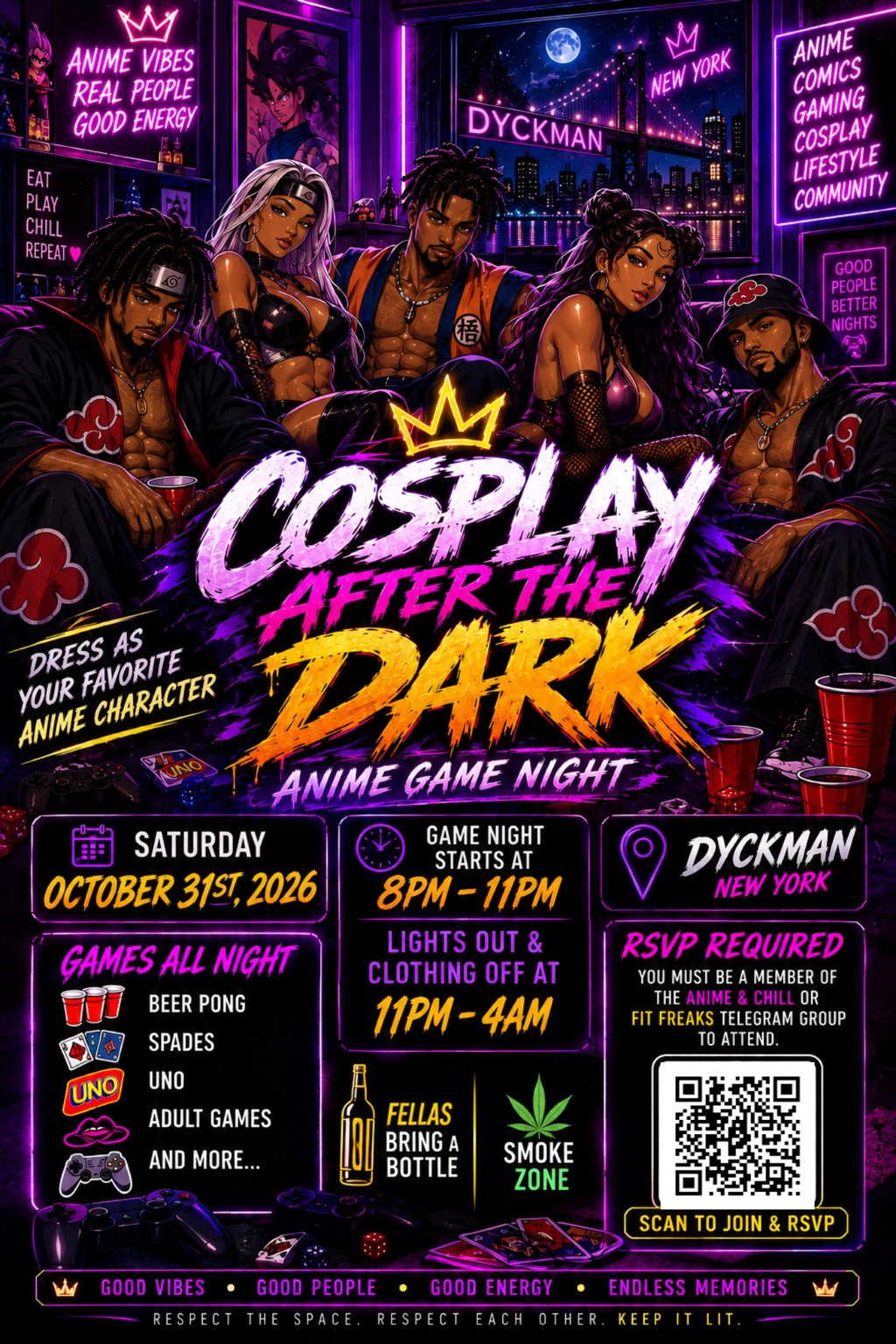 Cosplay After the Dark: Game Night