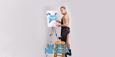 Booze N' Brush Next to Naked Sip n' Paint Las Vegas Exotic Male Model