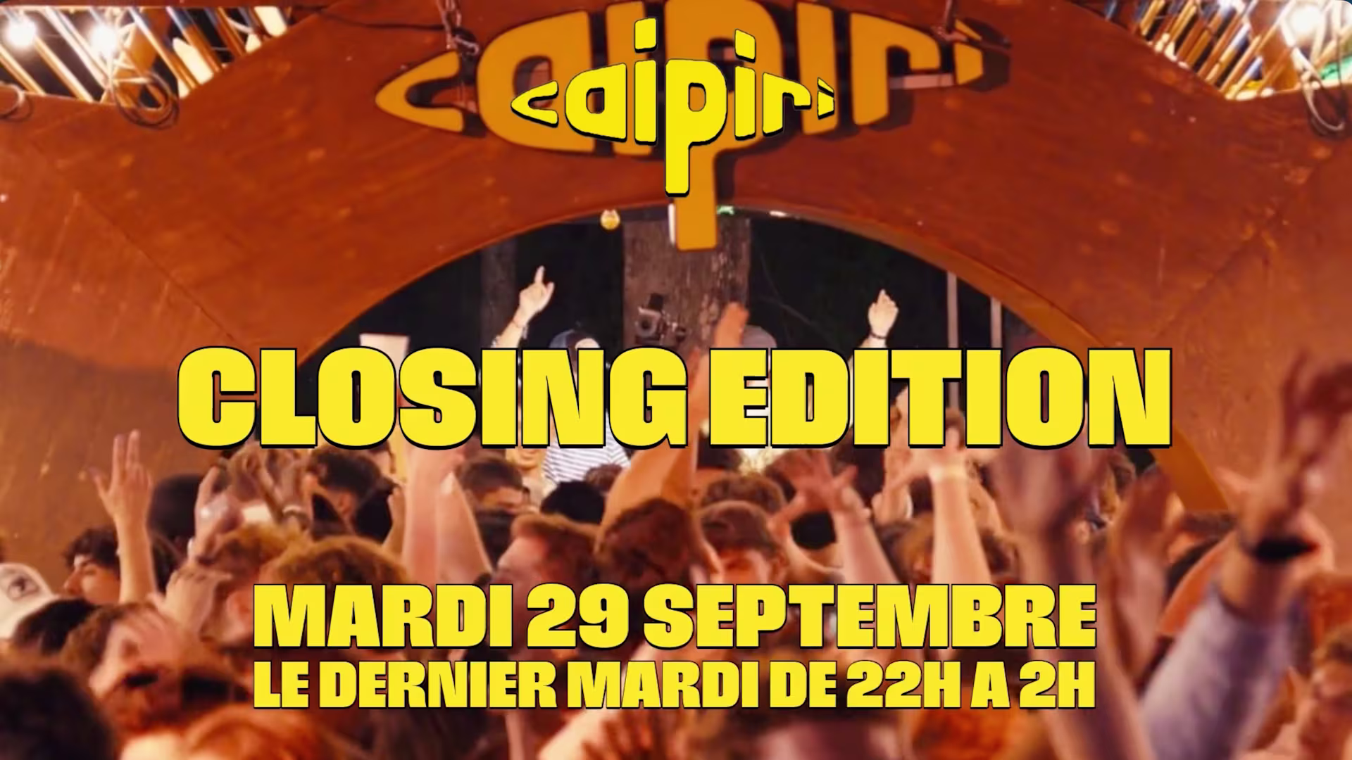 Closing Caipiri Open Air | 29 Septembre @Casatroca