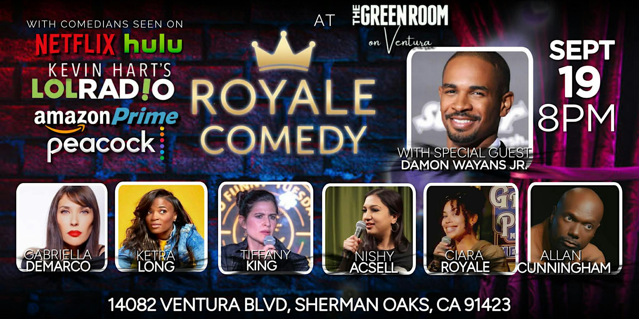 ROYALE COMEDY presents
