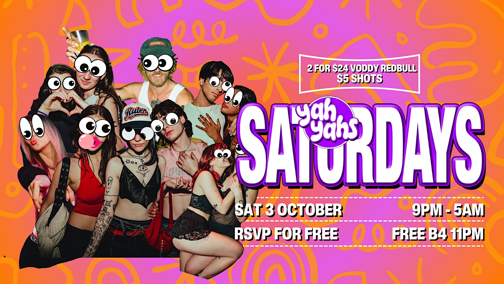 SATURDAY NIGHT PARTY AT YAH'S till 5AM SAT OCT 3