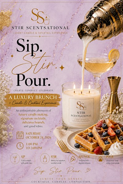 Stir Scentsational: Candle & Cocktail Experience