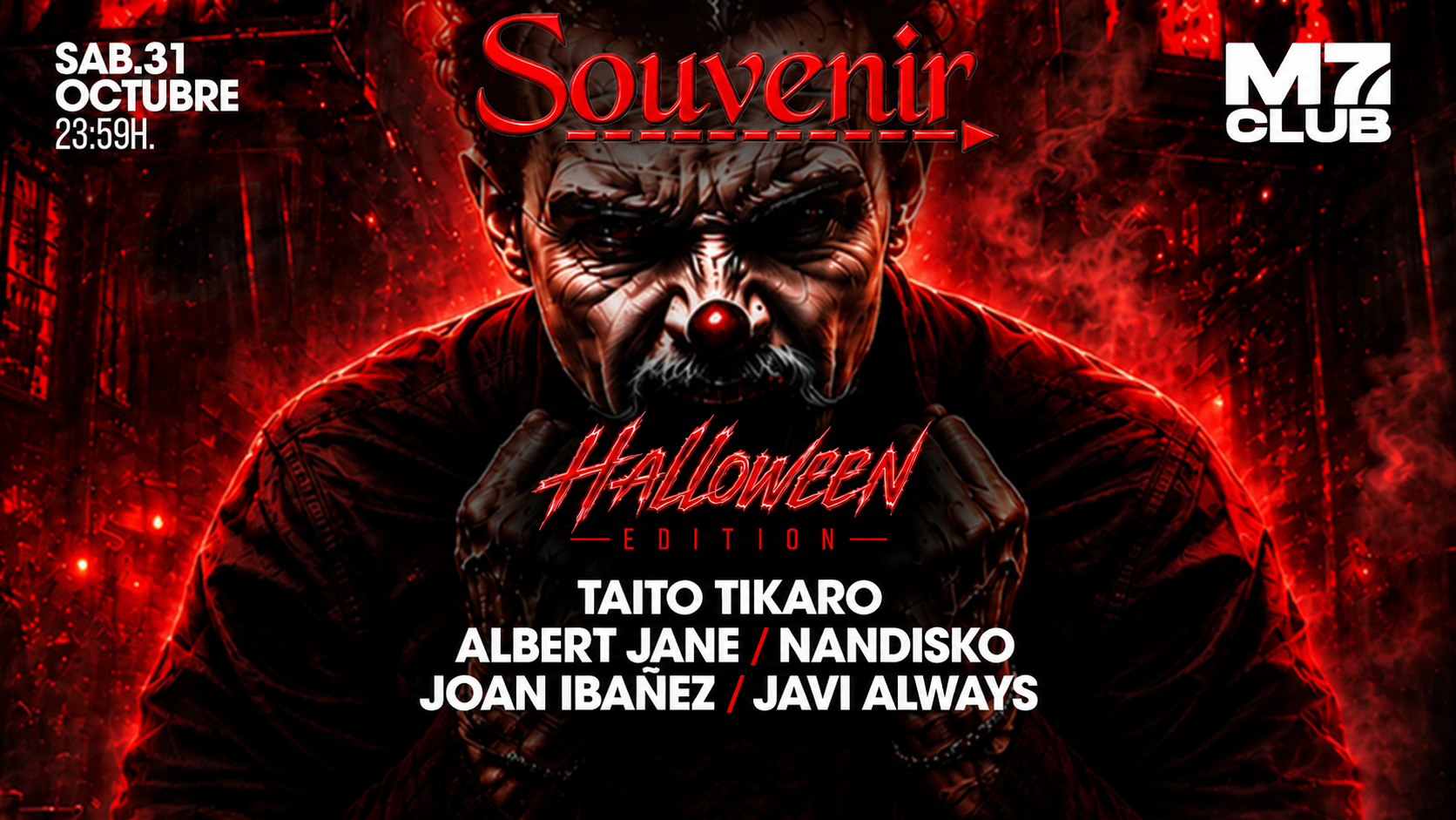 SOUVENIR Halloween [Taito Tikaro, Albert Jane, Nandisko, Joan Ibañez & Javi Always]