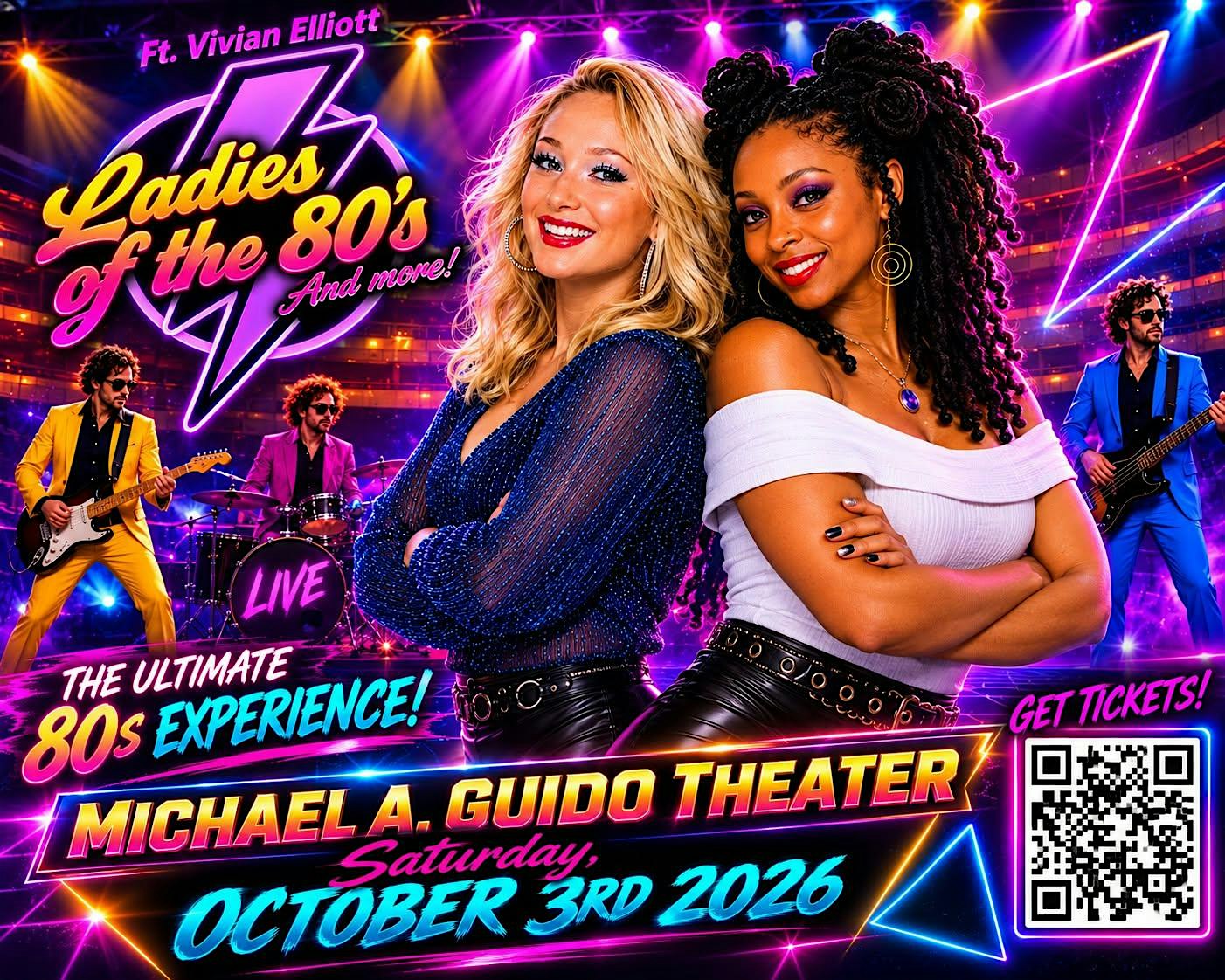 Ladies Of The 80s!  A totally awesome, musically-themed 80s Tribute Show!