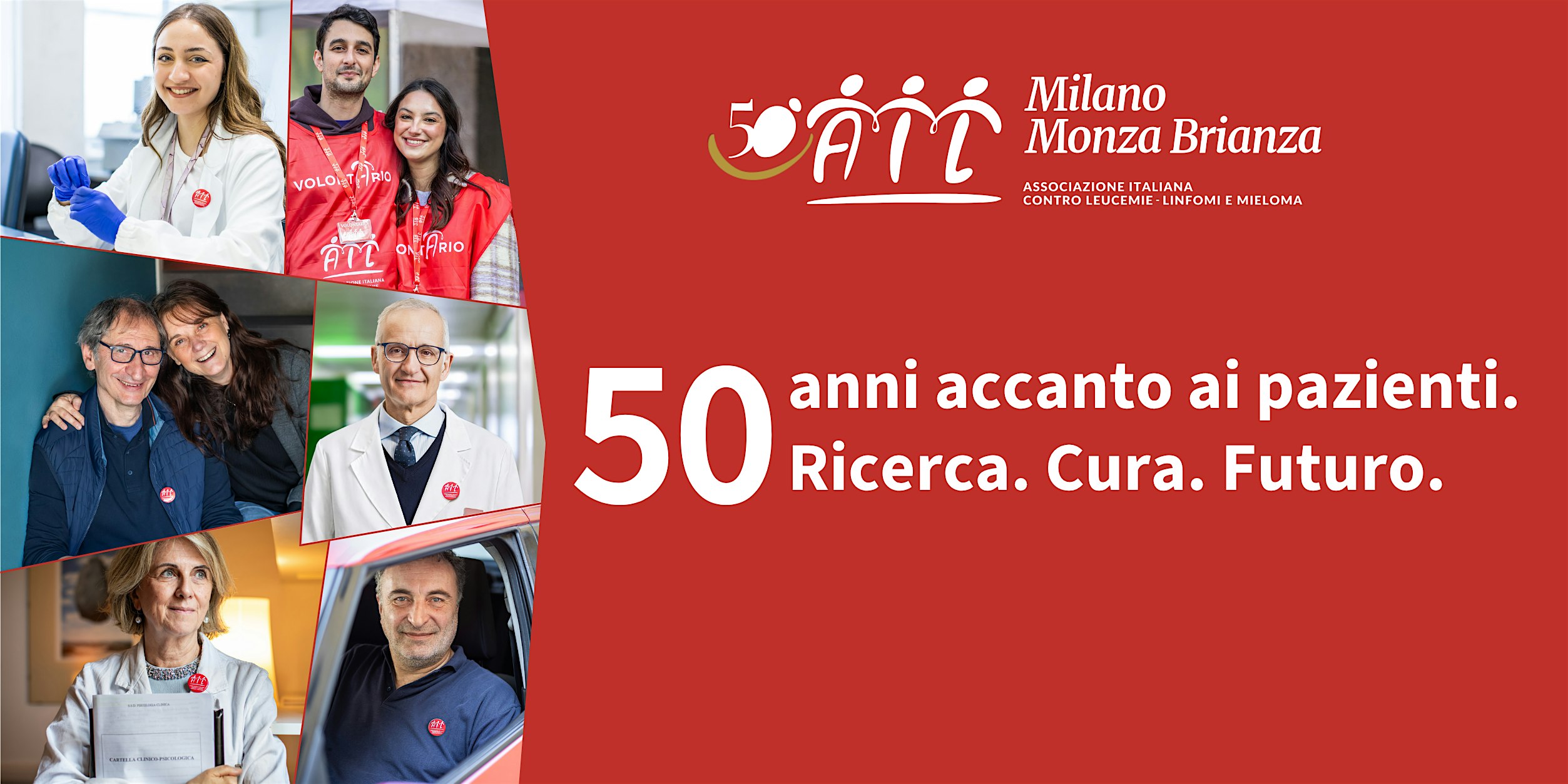 50 anni accanto ai pazienti. Ricerca. Cura. Futuro
