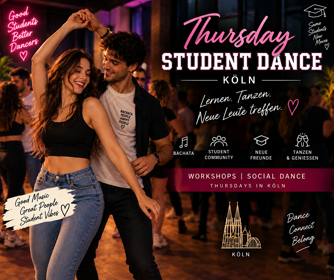 Donnerstag Couple Experience Köln – Musik, Tanzen & Drinks