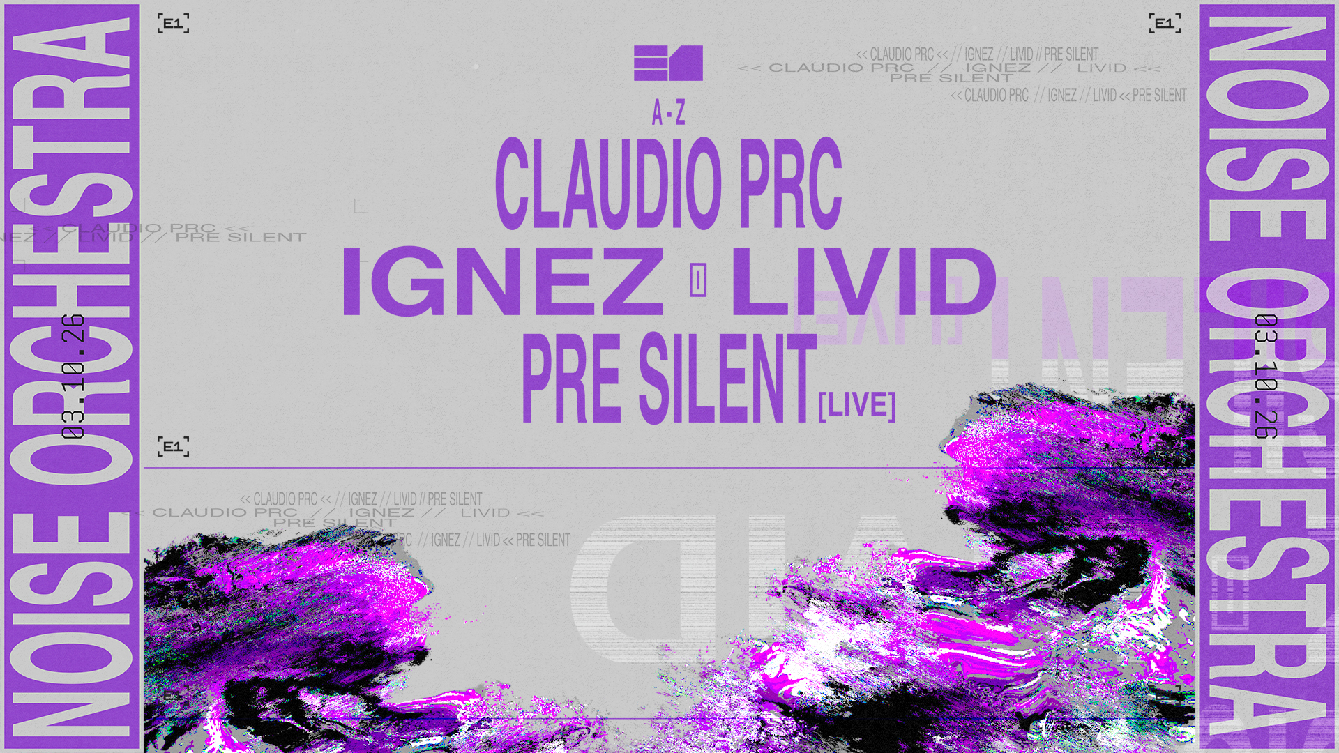 Noise Orchestra: Ignez, Livid, Claudio PRC, Pre Silent (live)