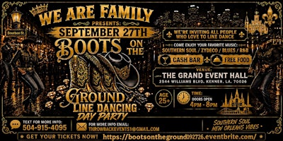 Boots on the Ground Line Dance Day Party- Sept. 27, 2026