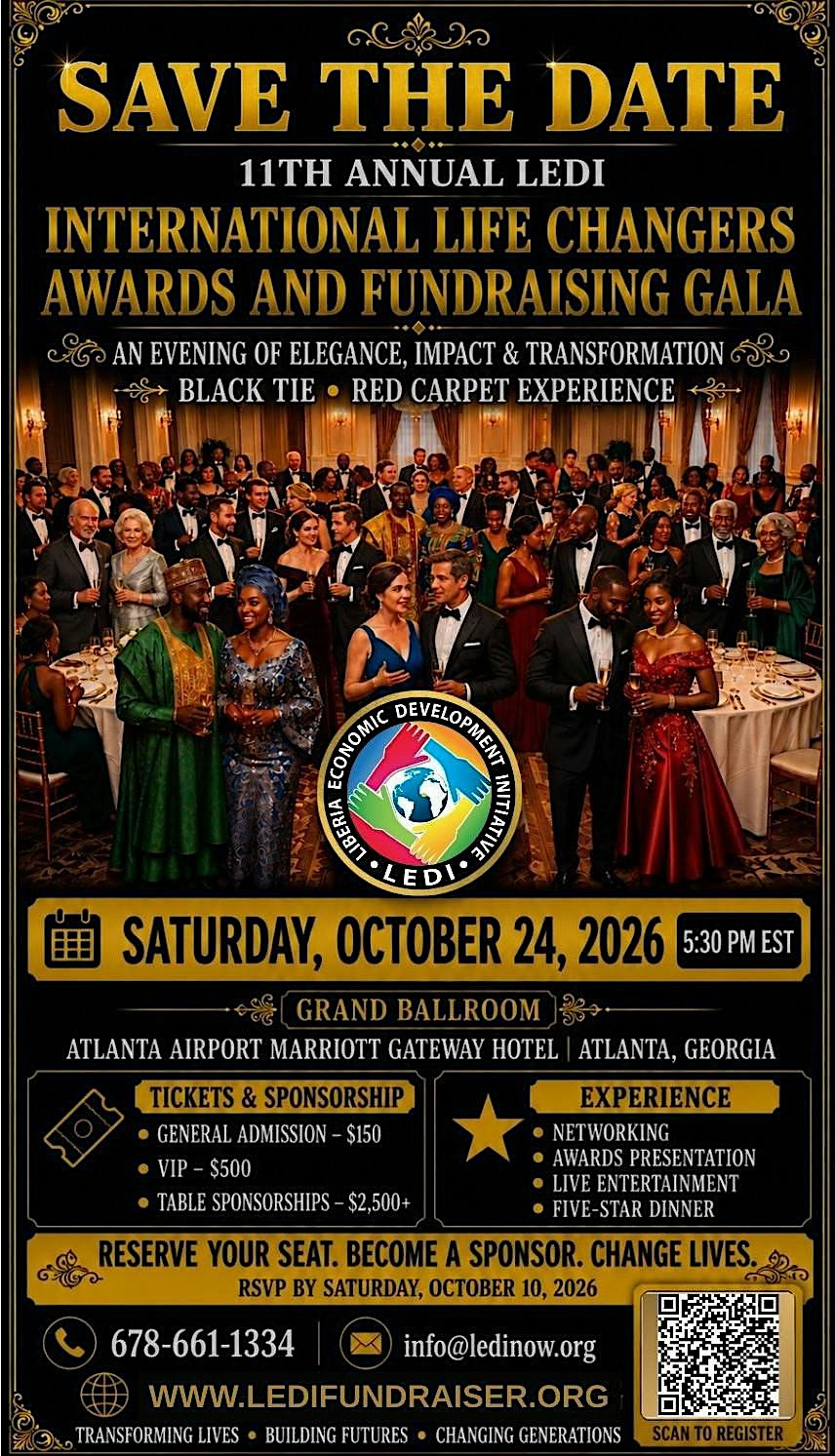 11th Annual LEDI International Life Changers Awards & Fundraising Gala