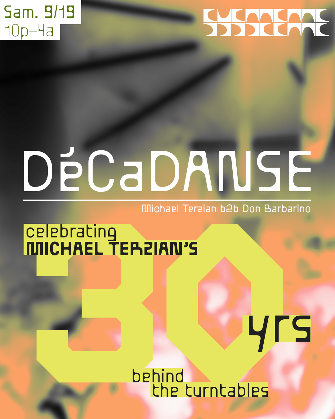 DéCaDANSE: celebrating Michael Terzian's 30 yrs behind the turntables