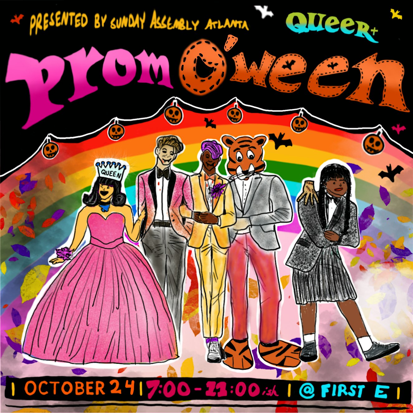 Prom O'Ween! Sunday Assembly Atlanta's 2026 Halloween Party + Queer Prom