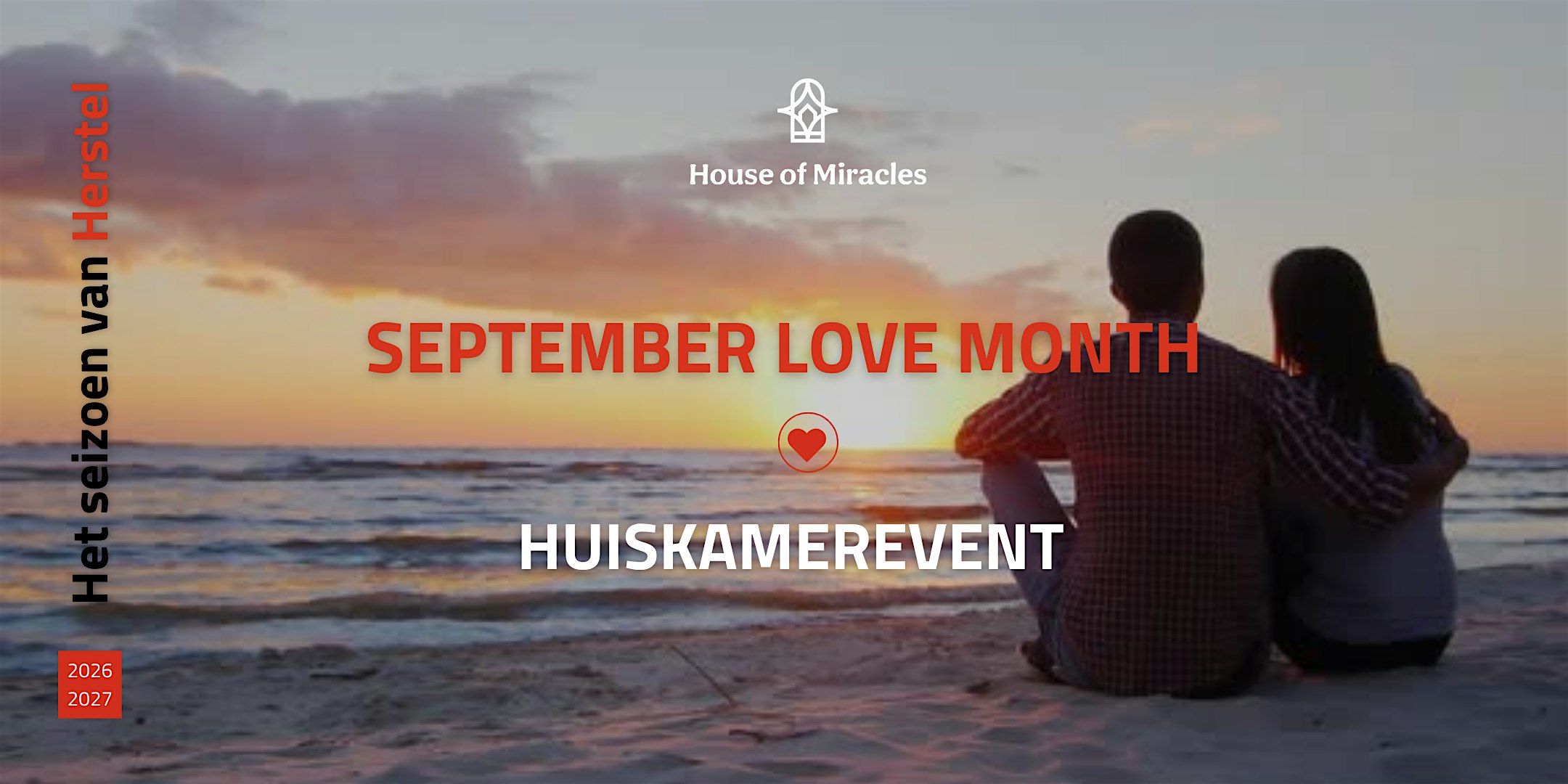 LOVE MONTH | Huiskamerevent - Ridderkerk