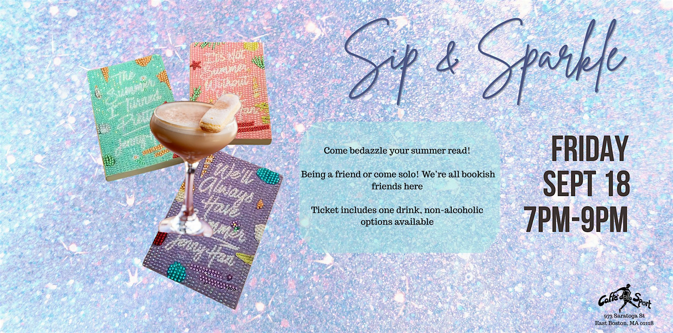 Sip and Sparkle (Book Bedazzle)