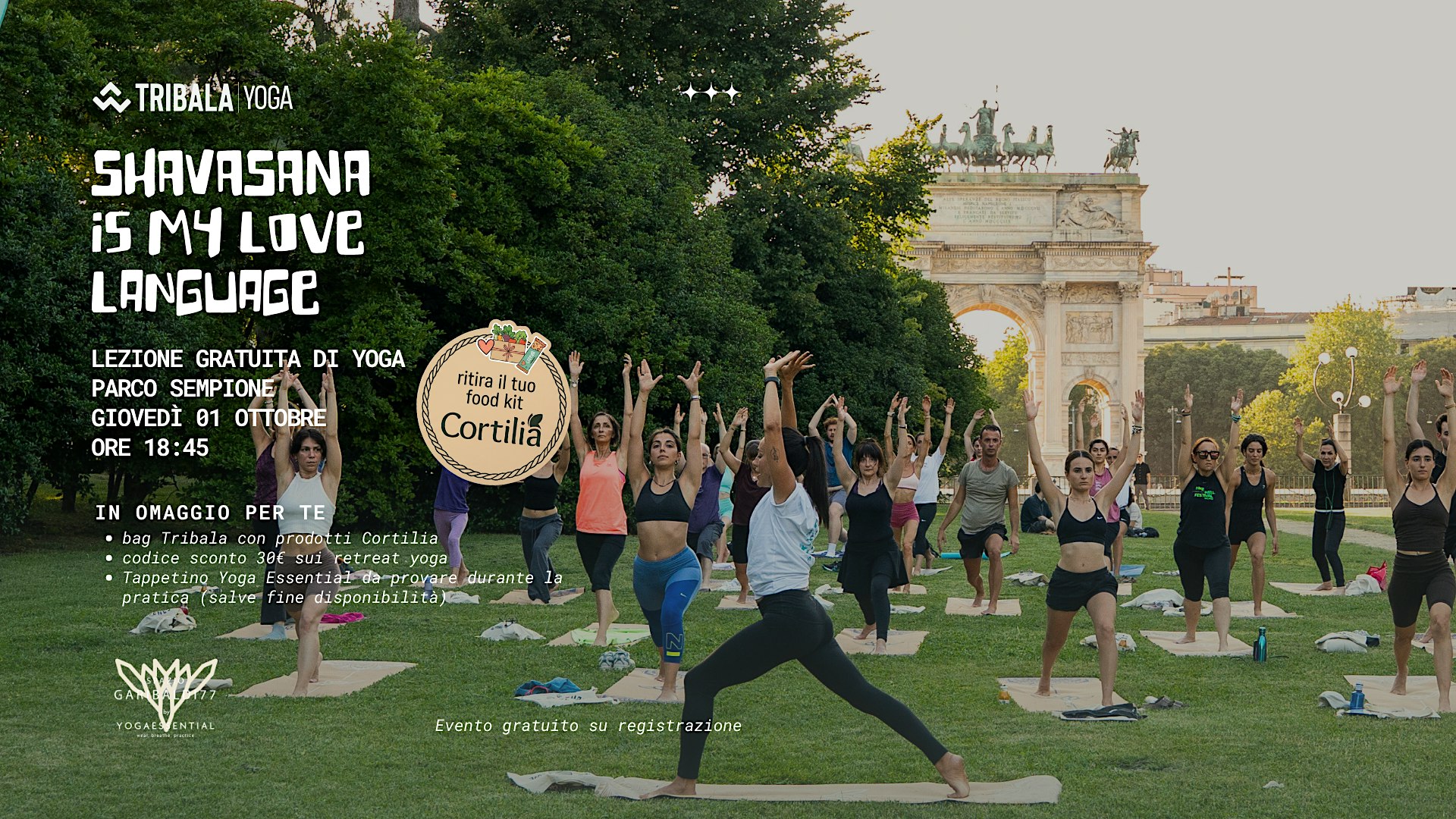 Sunset Yoga a Parco Sempione | by Tribala