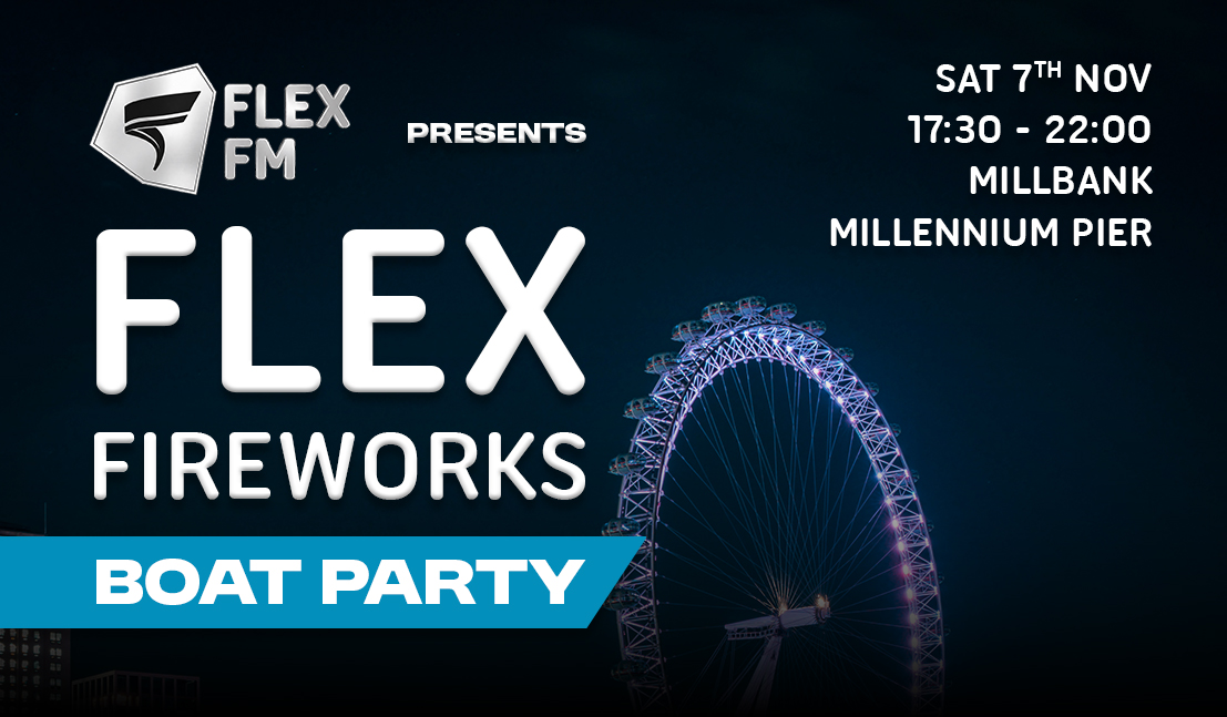 Flex FM - Firework Boat Party (Millbank Millennium Pier)