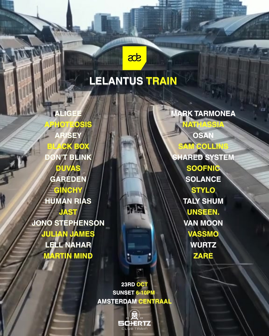 Lelantus ADE TRAIN - Sunset Experience [LAST 30 TICKETS] 