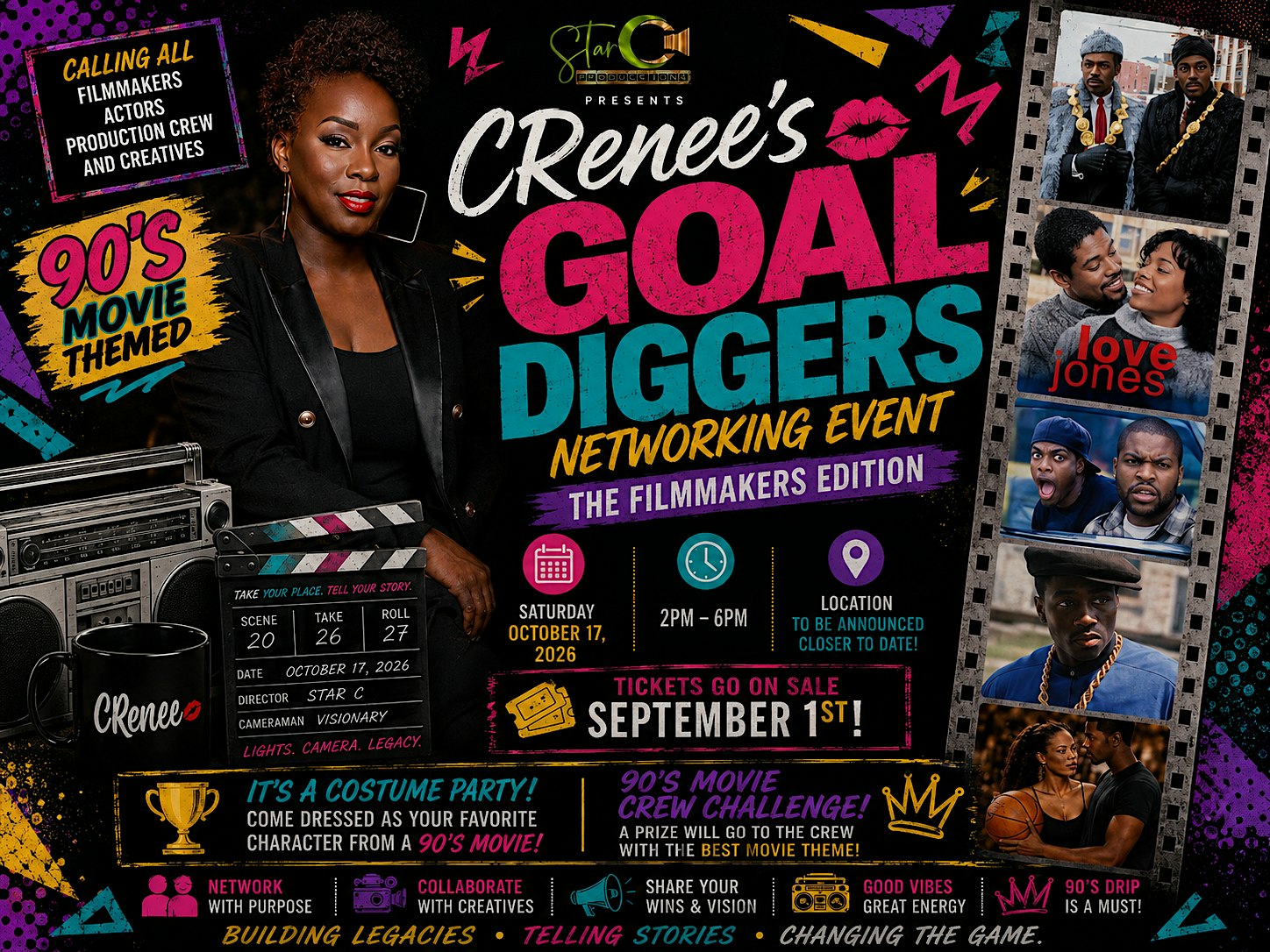 CRenee's GOAL DIGGERS Networking Event - The Filmmakers Edition