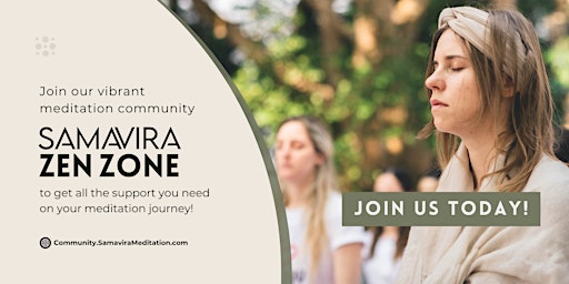 ༻ Join our online Meditation Community!