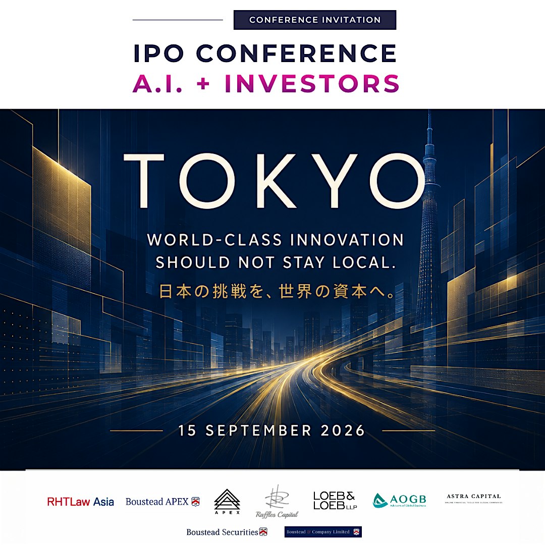IPO Conference Tokyo 2026: Japan’s Boldest Founders Meet Global Capital