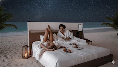 The Sensual Altar of Stars: A Private Beach Sanctuary